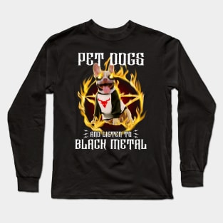 Black Dog Metal Long Sleeve T-Shirt